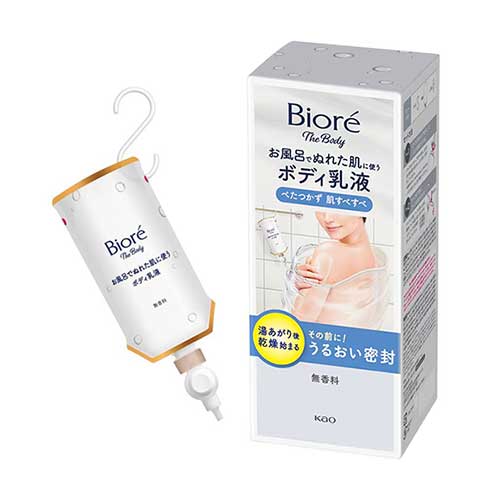 비오레u 더바디 젖은 피부에 사용하는 바디밀크 매끈 타입 무향 285ml