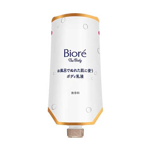 비오레u 더바디 젖은 피부에 사용하는 바디밀크 매끈 타입 무향 리필 285ml