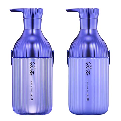 리파 ReFa 밀크 프로테인 샴푸·트리트먼트 세트 릴랙스 나이트 밀크향 본품 500g