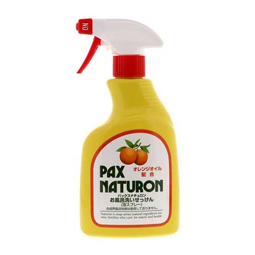 팍스 나츄론 욕실 청소 비누 거품 스프레이 500mL 