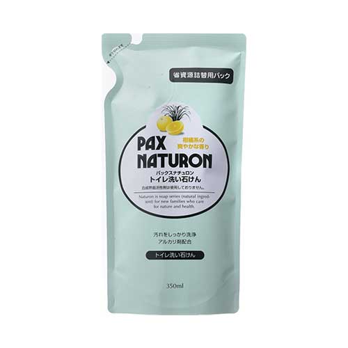 팍스 나츄론 변기 청소 비누 거품 리필용 350mL