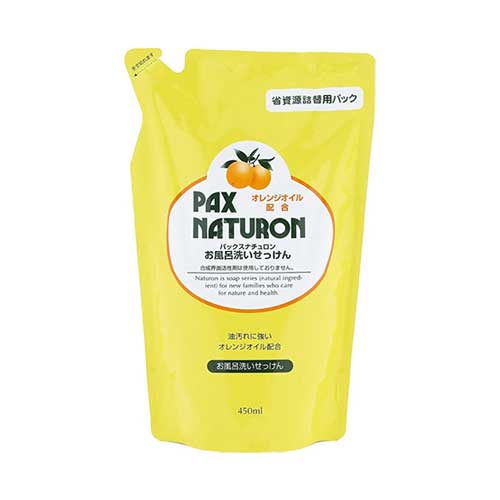 팍스 나츄론 욕실 청소 비누 거품 리필용 450mL