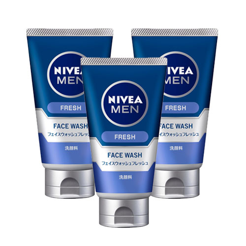NIVEA MEN 니베아 맨 페이스 워시 프레쉬 100g x 3개세트