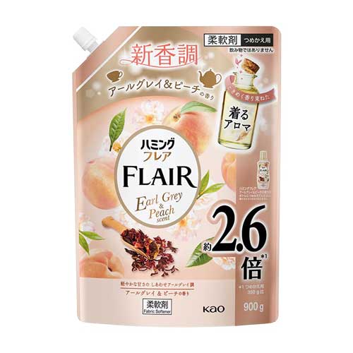 카오 허밍 플레어 얼그레이 & 피치 대용량 리필 900g