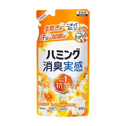 카오 허밍 소취실감 릴랙스 & 플로럴향 섬유유연제 리필 370g
