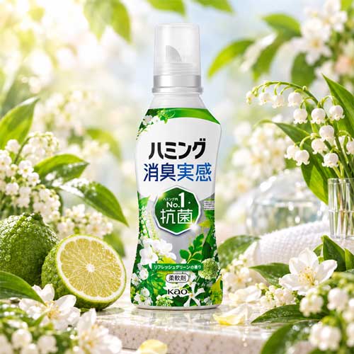 카오 허밍 소취실감 리프레시 그린향 섬유유연제 본품 510g