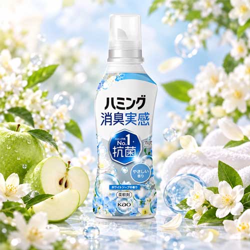 카오 허밍 소취실감 화이트 솝향 섬유유연제 본품 510g