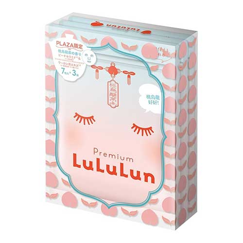 LuLuLun 루루룬 프리미엄 페이스 마스크 복숭아 우롱차향 7매입 3팩