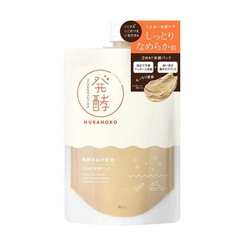 NUKANOKO 누카노코 발효 쌀겨 2WAY 세안 팩 150g