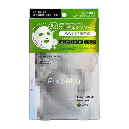 픽세라 클리어 토닝 시트 마스크 4매