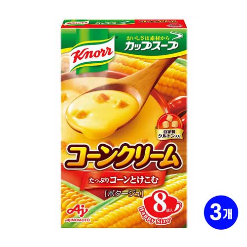 아지노모토 크노르 컵스프 콘크림148.8g 8개입 X 3개