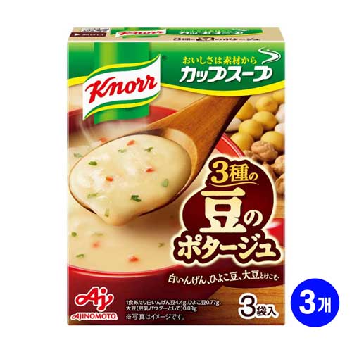 아지노모토 크노르 컵스프 3종 콩 포타주 3개입 X 3개
