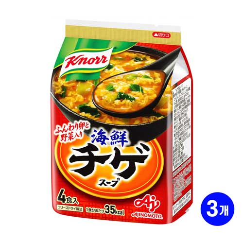 아지노모토 크노르 해물찌개스프37.6g 4개입 X 3개