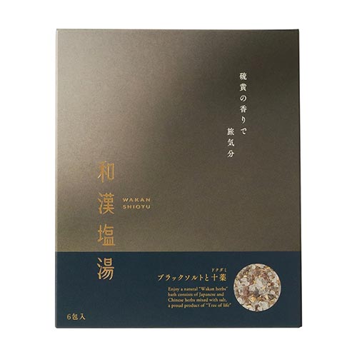 생활의 나무 화한염탕 블랙솔트와 어성초 유황향 입욕제 30g x 6포