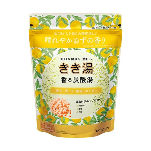 키키유 향기 탄산탕 유자향 입욕제 360g