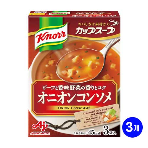 아지노모토 크노르 컵스프 어니언 콘소메33.9g 3개입 X 3개