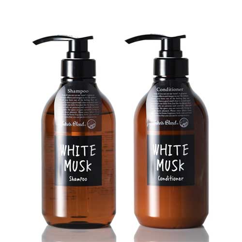 존즈브랜드 샴푸 컨디셔너 세트 화이트머스크 480ml+480g