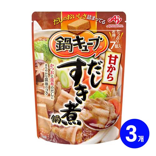 아지노모토 나베큐브 달콤짭짤 육수 스키니나베맛 56g 3개