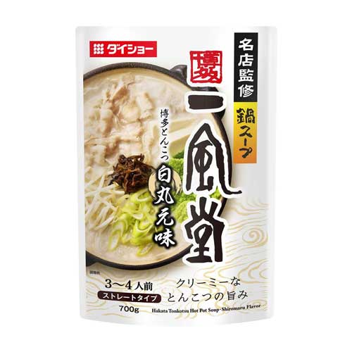 다이쇼 유명맛집 감수 전골 스프 잇푸도 하카타 돈코츠 시로마루 모토아지 3~4인분 700g