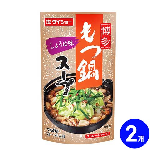다이쇼 하카타 곱창전골 스프 간장맛 750g 2개
