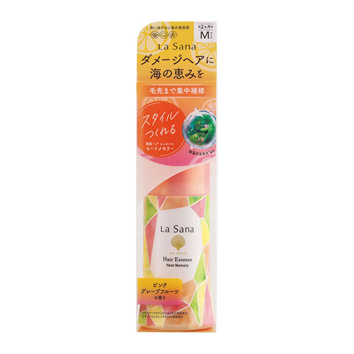 La Sana 라사나 해조 헤어 에센스 M 히트 메모리 핑크 자몽향 75mL