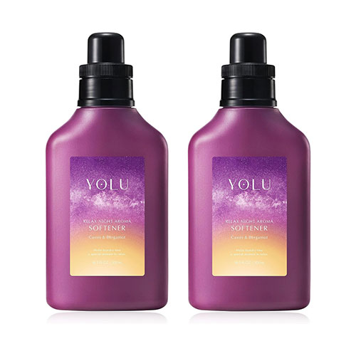 YOLU 요루 릴랙스 나이트 아로마 섬유유연제 카시스 앤 베르가못 향 500mlx2개세트