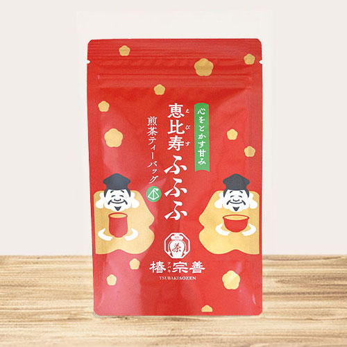 츠바키소젠 에비스 후후후 티백 녹차 3g×5개입