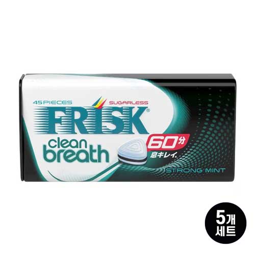 크라시에 프리스크 클린브레스 스트롱민트 31.5g x 5개
