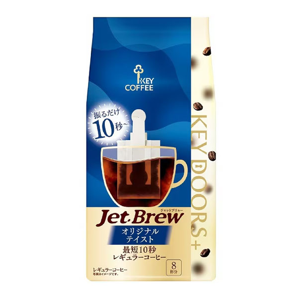 키커피 KEY DOORS+ JET BREW 오리지널 테이스트 커피백 8개입