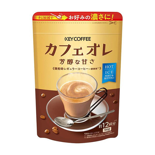 키커피 KEY 카페오레 깊고 풍부한 단맛 96g 약 12잔분