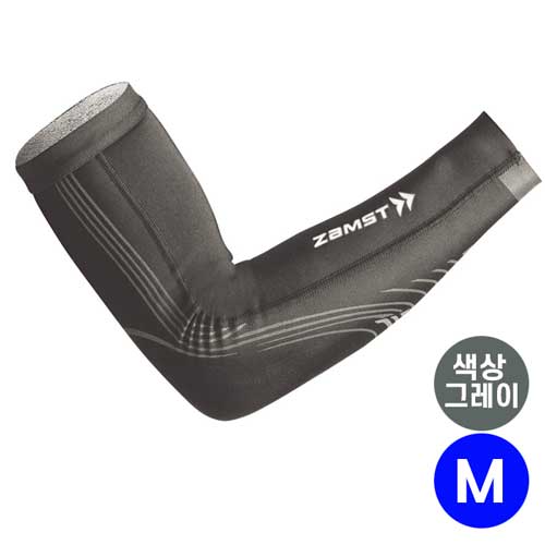 ZAMST 잠스트 Pressione ARM 프레시오네 암 팔토시 그레이 M사이즈 양팔용 386012