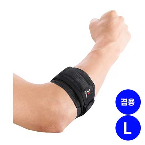 ZAMST 잠스트 ELBOW BAND 엘보우 밴드 팔꿈치 보호대 L사이즈  팔뚝둘레 26~31cm 좌우겸용 374703