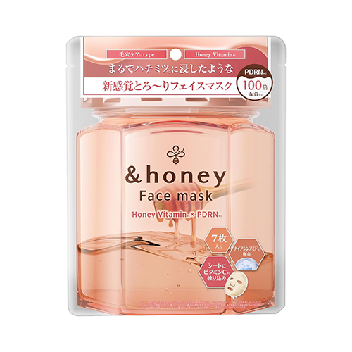 &honey 앤드허니 비타 모이스트 페이스 마스크 PD 7매입 130ml