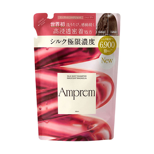 AMPLEM 앰프렘 실크 샷 샴푸 리필 350ml