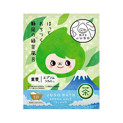 여행하는 JUSO BATH POWDER 바스 파우더 녹차향 입욕제x10개입(개별포장)