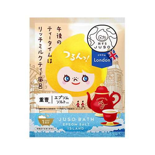 여행하는 JUSO BATH POWDER 바스 파우더 리치 밀크티향 입욕제x10개입(개별포장)