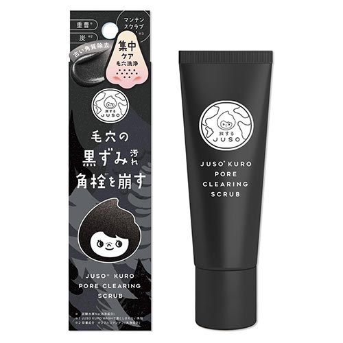 JUSO KURO 모공 클렌징 코 피지 블랙헤드 스크럽 30g