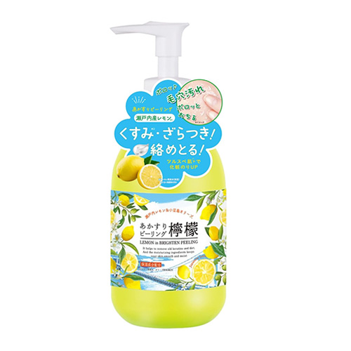 세토우치 때밀이 모노가타리 레몬 얼굴/바디 필링젤 290ml