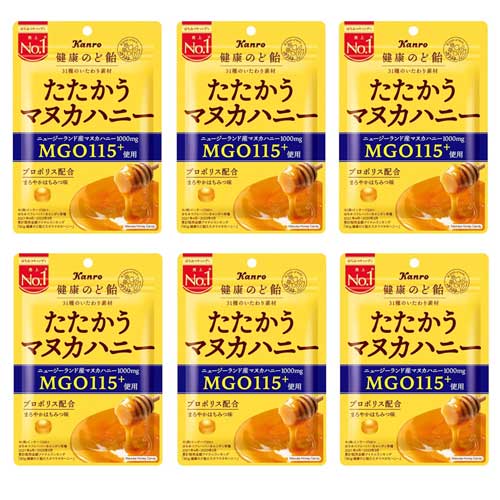 칸로 마누카허니 캔디 80g x 6봉