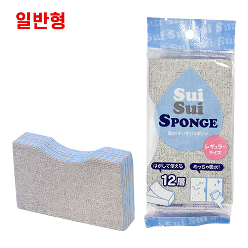 도쿄핸즈 고무폰 코파 코퍼레이션 스이스이 초흡수 청소 스펀지 레귤러(일반형 사이즈)