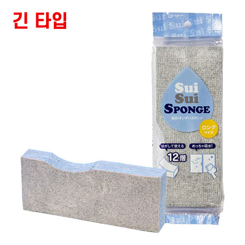도쿄핸즈 고무폰 코파 코퍼레이션 스이스이 초흡수 청소 스펀지 롱 타입