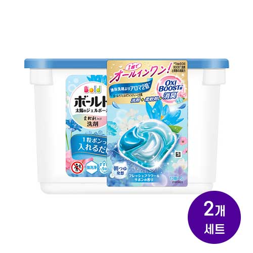 P&G 보르도 젤볼 4D 프레시 플라워 앤 사봉 향 세탁세제 본품 13개입