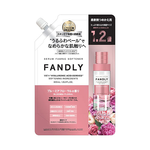 판드리 섬유유연제 블루미아 플로럴 향 리필 대용량 600ml