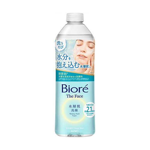 비오레 더 페이스 수분 레이어 보습 폼클렌징 리필 340ml
