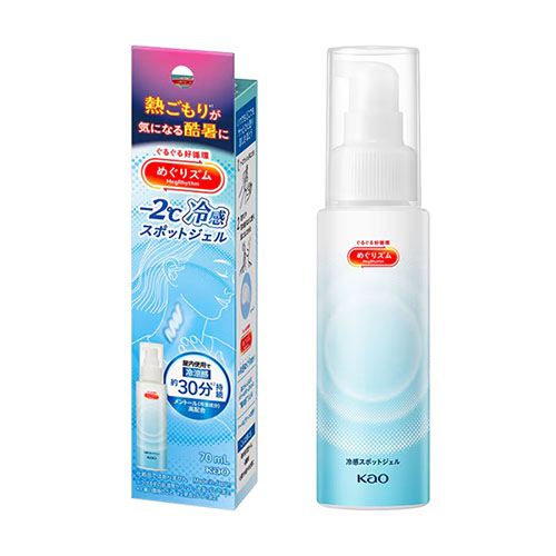 메구리즘 쿨링 스팟 젤 목 어깨 쿨링 케어 허벌 그린향 70ml