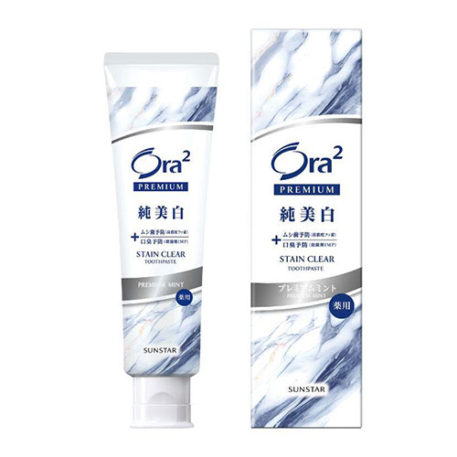 선스타 오라투 치약 프리미엄 스테인 클리어 프리미엄 민트 100g  SUNSTAR Ora2 premium