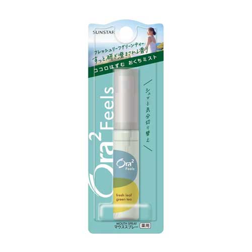 선스타 오라투 필즈 구강청량 미스트 프레시 리프 그린티향 6ml