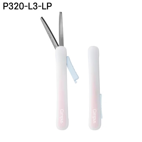 캠퍼스 포지티브 앤 릴랙스 캡 없는 휴대용 슬라이드 가위 선라이즈 핑크 P320 L3 LP