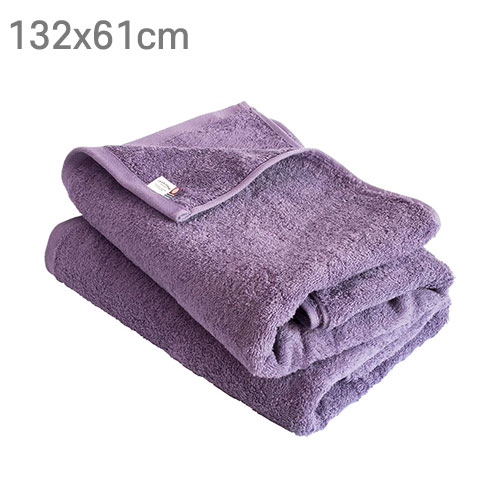 일본 이마바리 타월 럭스(Luxe) 호텔식 도톰한 페이스 타월 퍼플 2장 세트 일본산 순면 100% B00INIPWD6