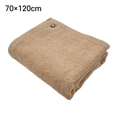 이마바리 노무라타월 N컬러 순면 경량 바스타월 카멜 1장 70x120cm B0BN3BS3DS